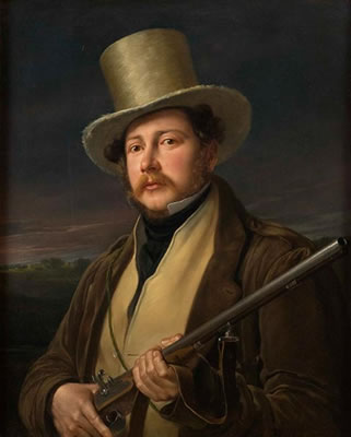 Gentleman in Hunting Clothes