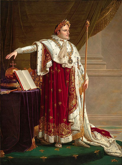 Napoleón I en túnicas de coronación