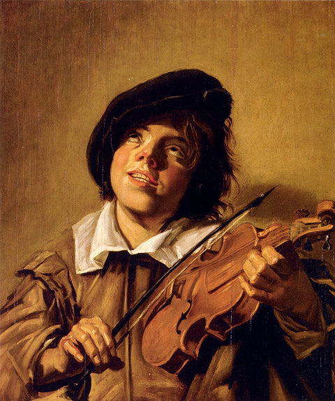 Boy tocando un violín