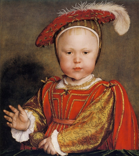 Eduardo VI de Inglaterra cuando era niño