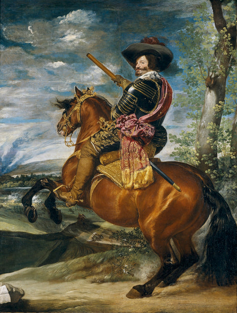 Retrato ecuestre de Don Gaspar de Guzmanconde Duque de Olivares