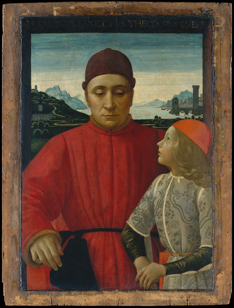 Francesco Sassetti y su hijo Teodoro