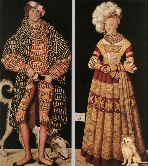 Enrique el Piadoso, duque de Sajonia y su esposa Katharina von Mecklenburg