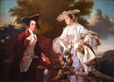 Peter Pérez Burdett y su primera esposa Hannah