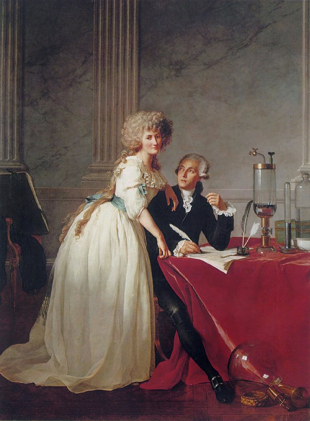 Retrato de Antoine-Laurent y Marie-Anne Lavoisier