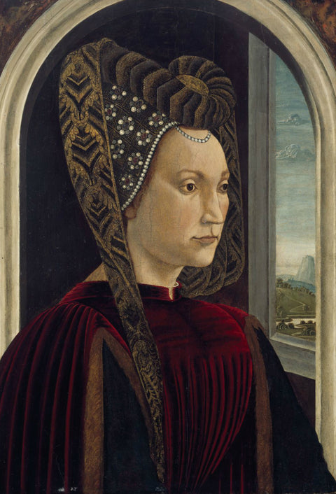 Retrato de Clarice Orsini, esposa de Lorenzo el magnífico