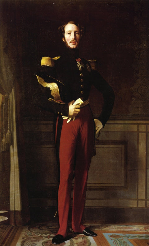 Retrato de Ferdinand-Philippe, duque de Orleans