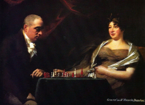 Retrato de Francis y su esposa Eliza Dundas Cumming