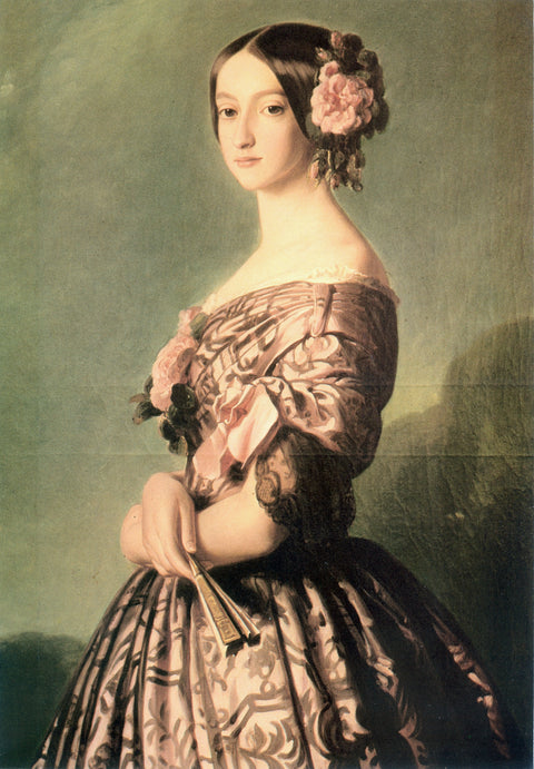 Retrato de Francisca Caroline Gonzaga de Braganza, princesa de Joinville