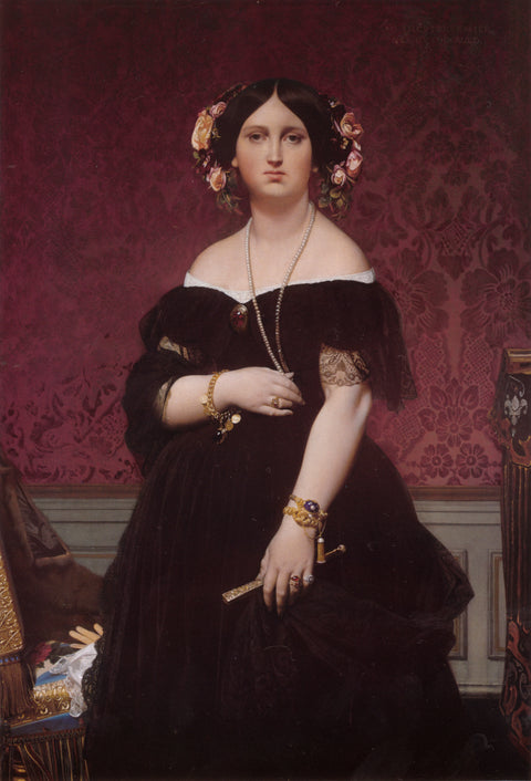 Retrato de Madame Moitessier Standing