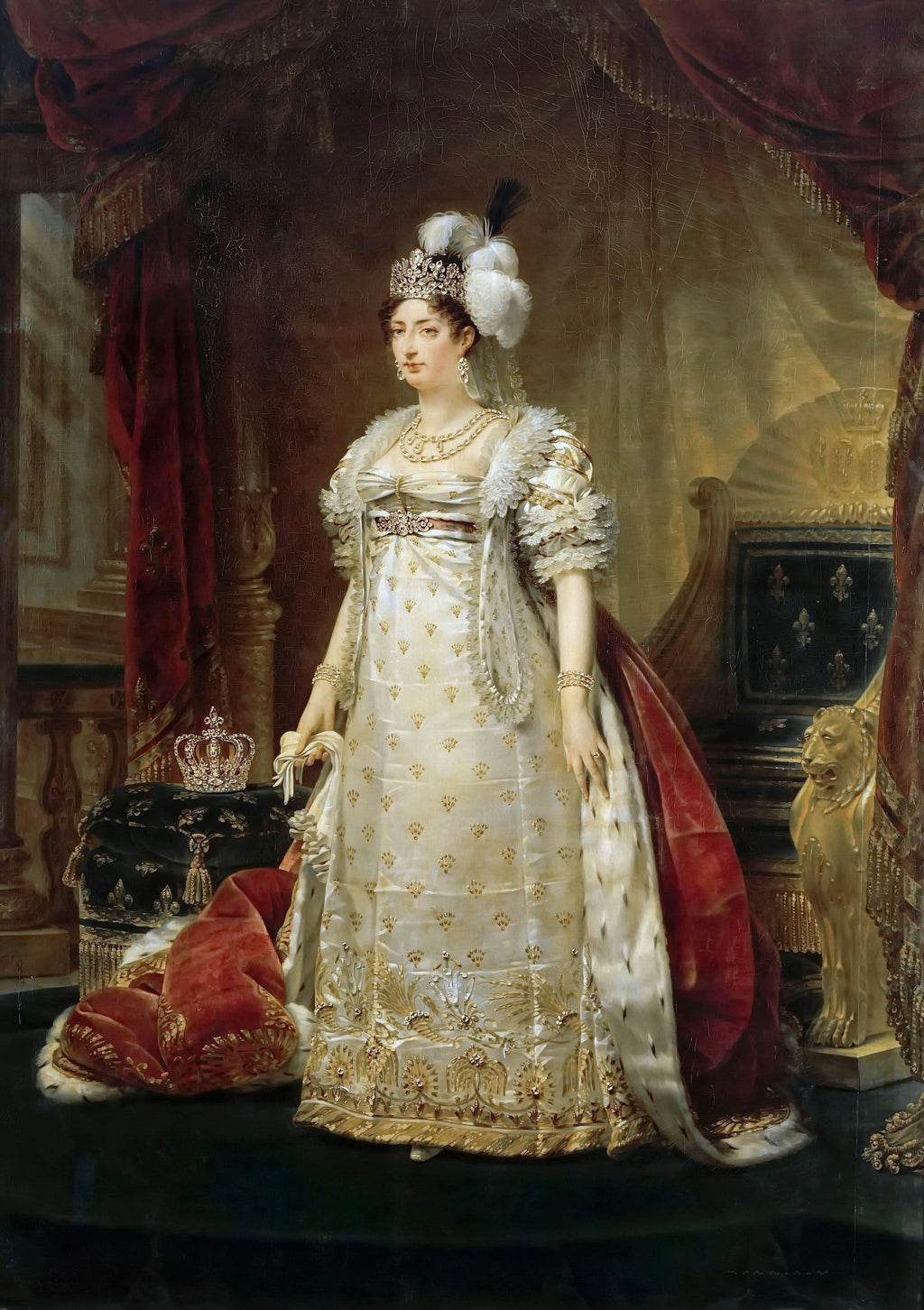 Retrato de Marie Thérèse Charlotte de Francia, Duchesse d'Angoulême