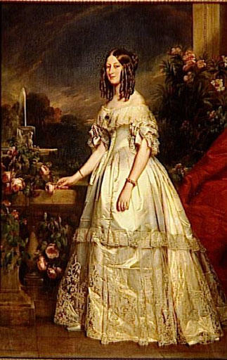 Retrato de la princesa Victoria de Saxe Coburg y Gotha