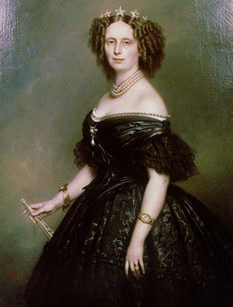 Retrato de la Reina Sofía de Holanda, nacida Sophie de Württemberg