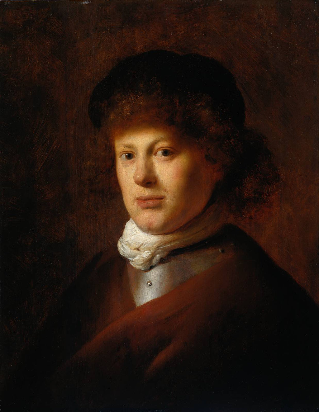 Retrato de Rembrandt van Rijn
