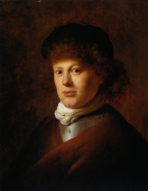 Retrato de Rembrandt van Rijn