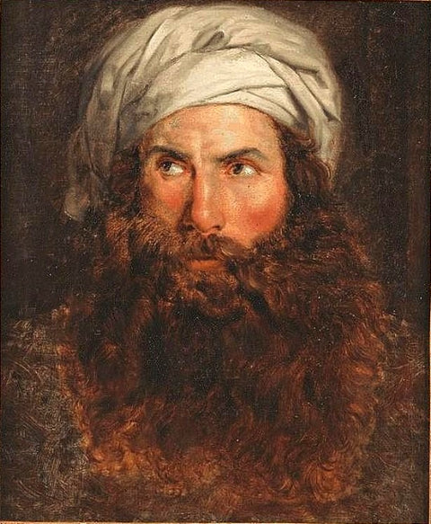 Retrato de un hombre barbudo, posiblemente Giovanni Belzoni