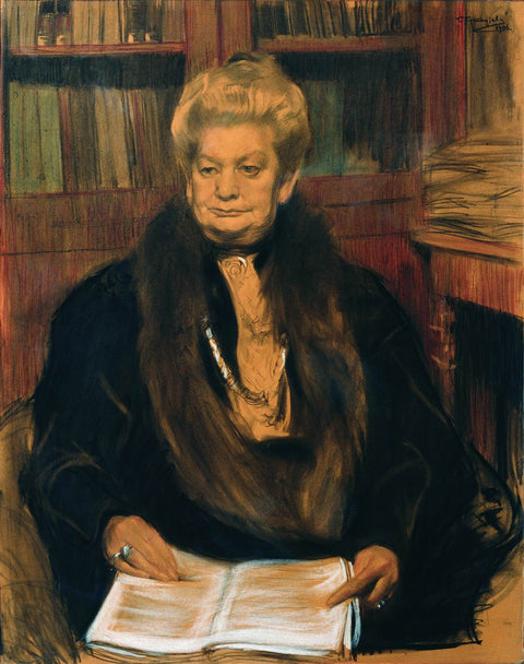 Retrato de una escritora Alexandra Vasilevny Schwartz