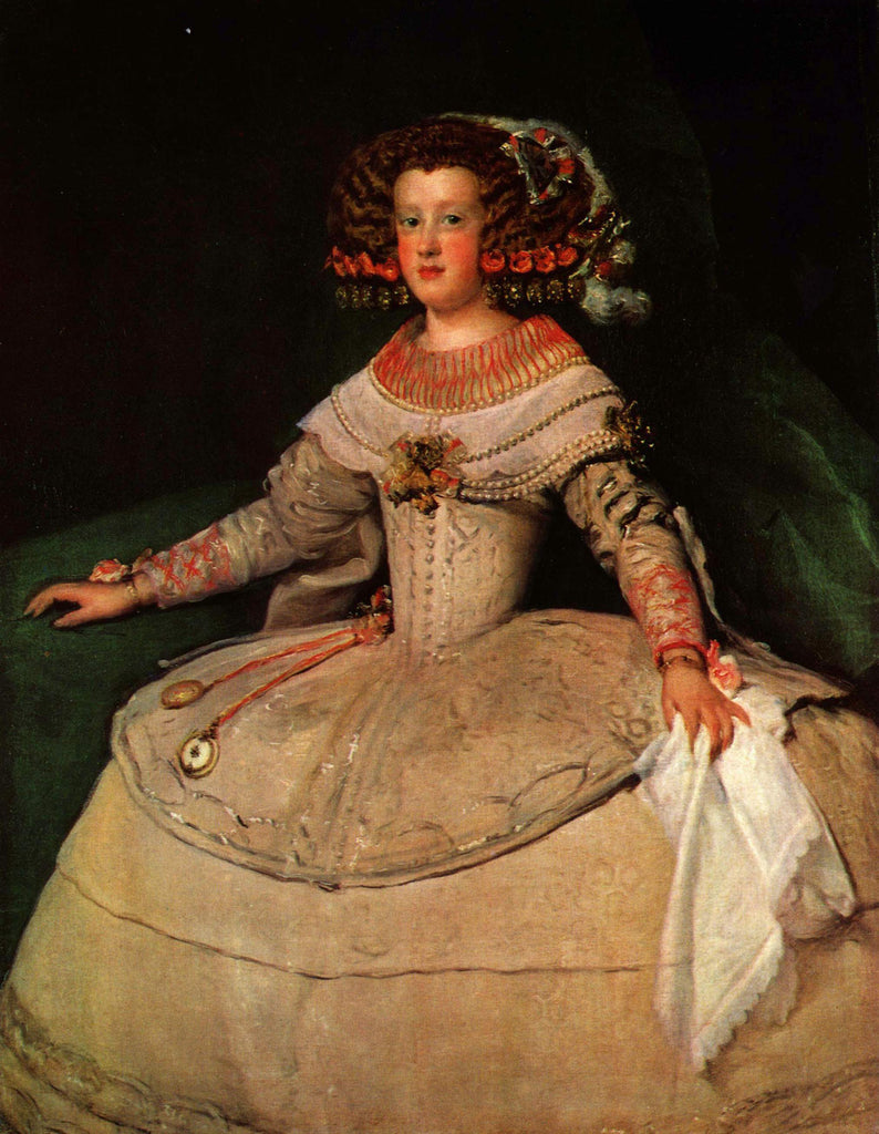 Retrato de la Infanta María Teresa futura reina Marie Therese de Francia