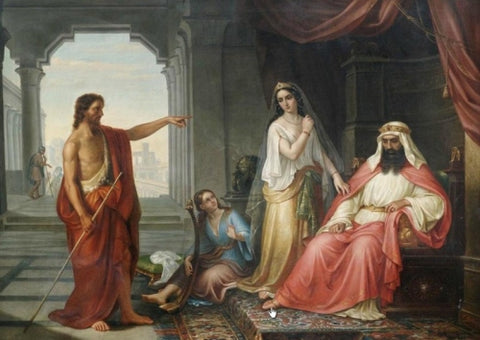 El sermón de Juan el Bautista antes de Herodes