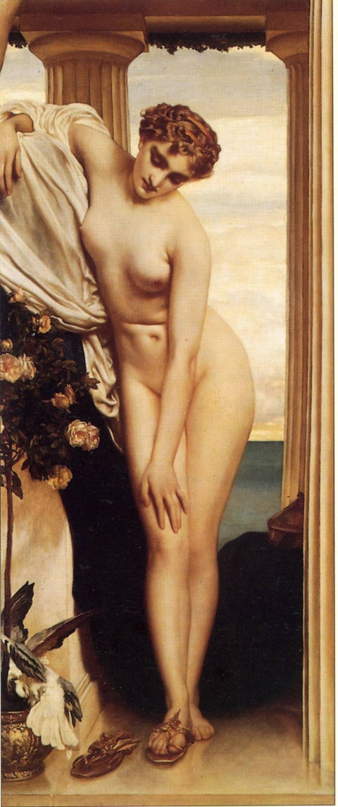 Venus Desrobing para el baño