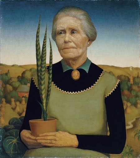 Las mujeres con plantas