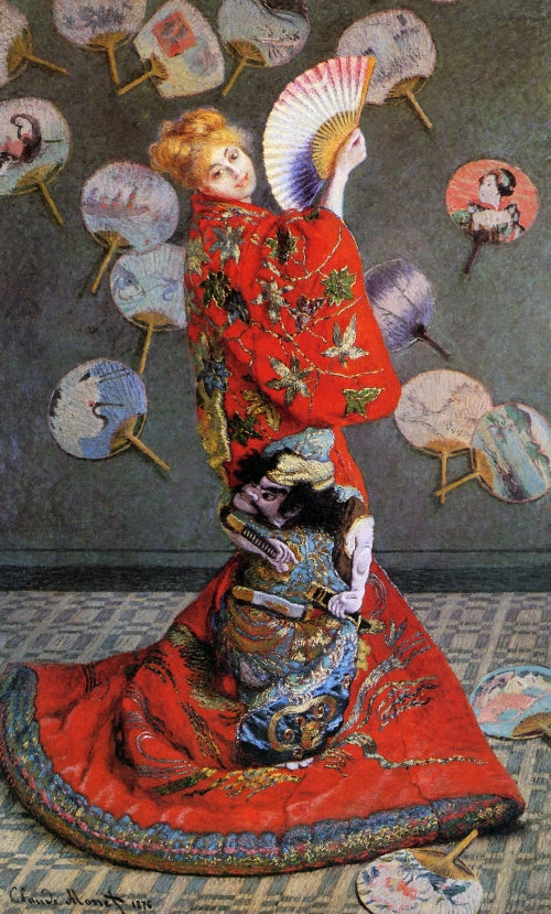 Camille Monet en costume japonais