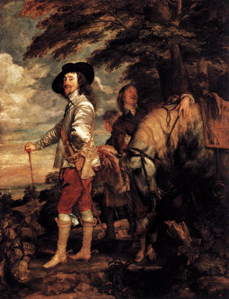 Charles I, roi d’Angleterre à la chasse