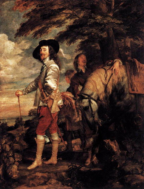 Charles I, roi d’Angleterre à la chasse