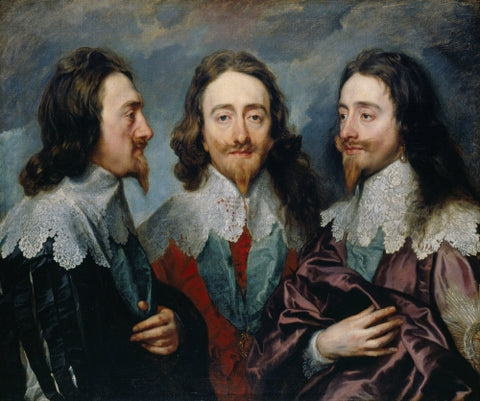 Charles I en trois positions