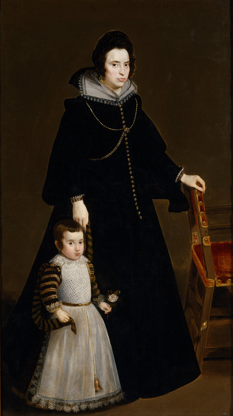 Dona Antonia de Ipenarrieta y Galdos et son fils
