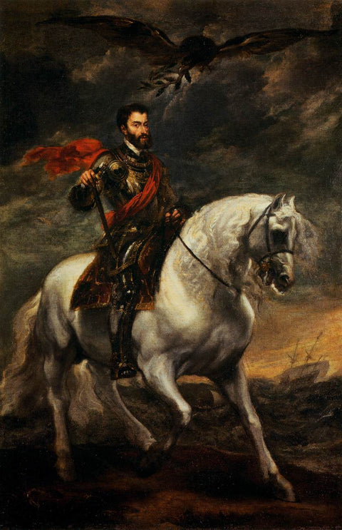 Empereur Charles V à cheval