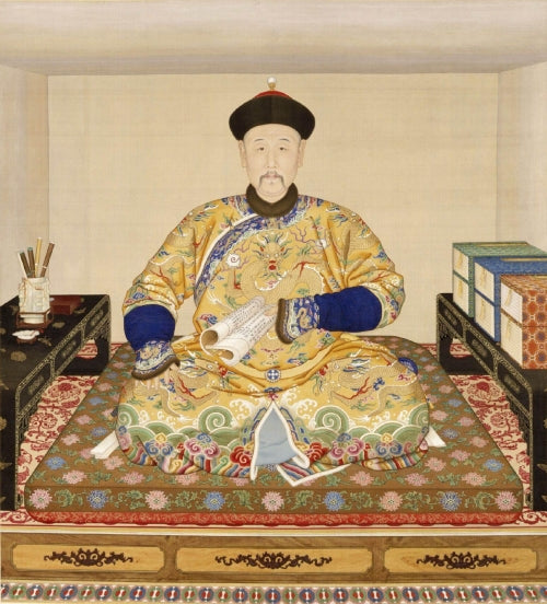 L'empereur Yongzheng assis