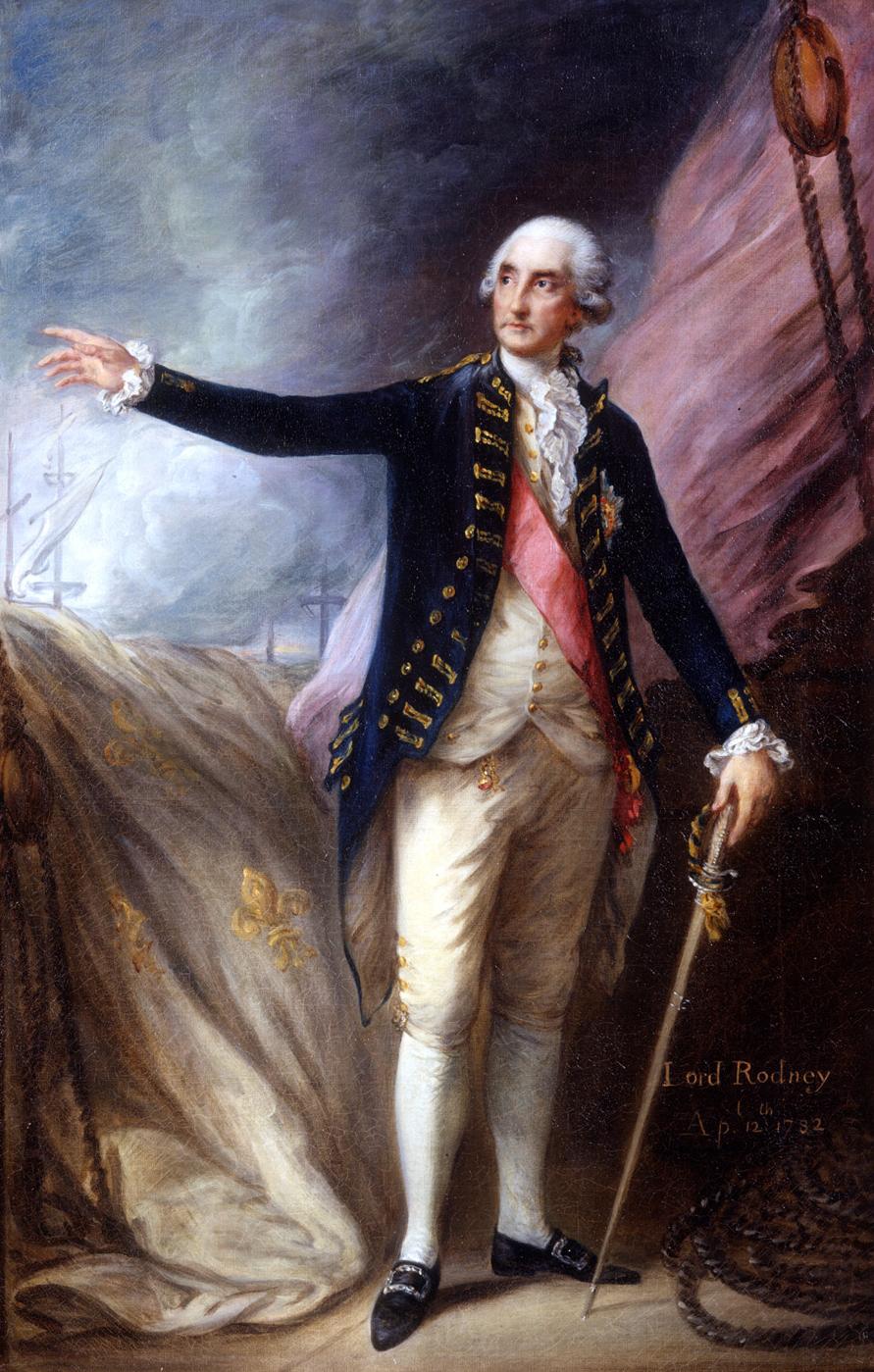 George Brydges Rodney, Amiral du Blanc