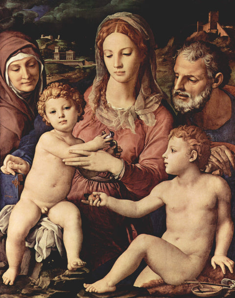 Sainte famille avec Sainte Anne et l’enfant Saint-Jean-Baptiste