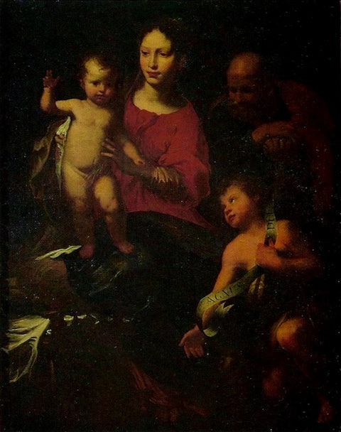 Sainte famille avec Saint Jean le Baptiste