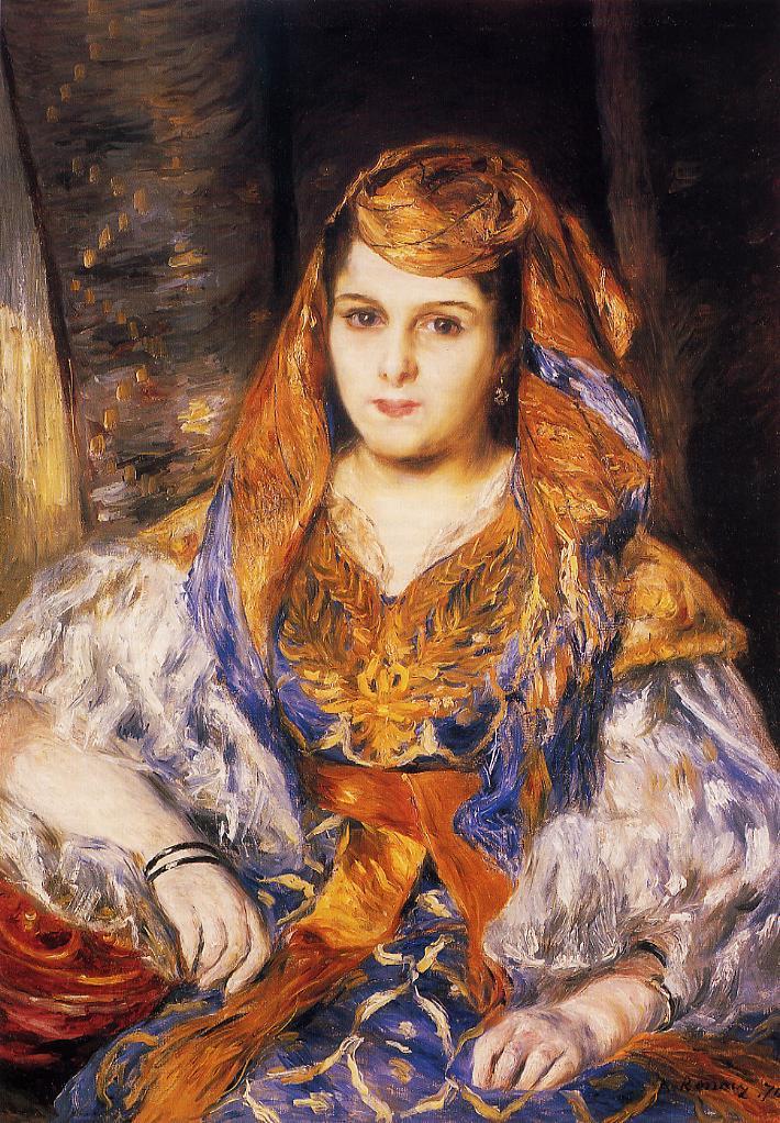 Madame Stora en robe algérienne