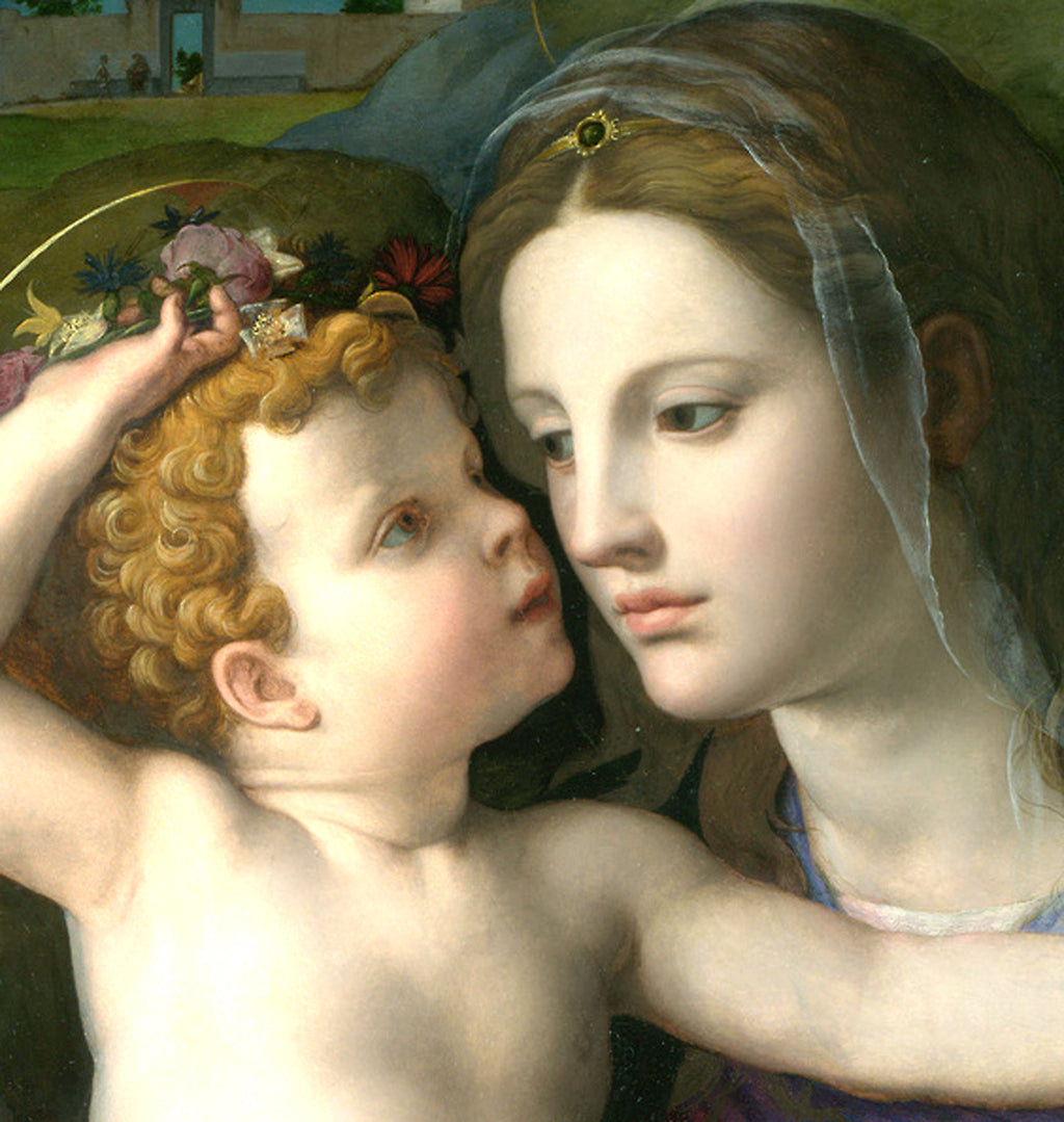 Madonna et l’enfant avec des Saints (détail)