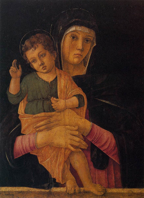 Madonna avec la bénédiction d'enfant