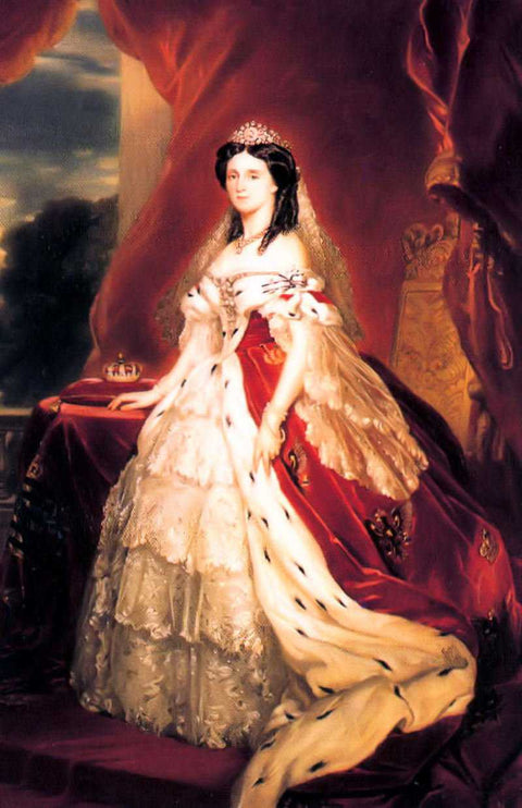 Portrait d’Augusta de Saxe Weimar Eisenach