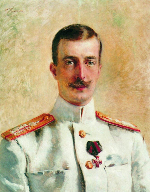 Portrait de cyril Vladimirovitch, grand-duc de Russie