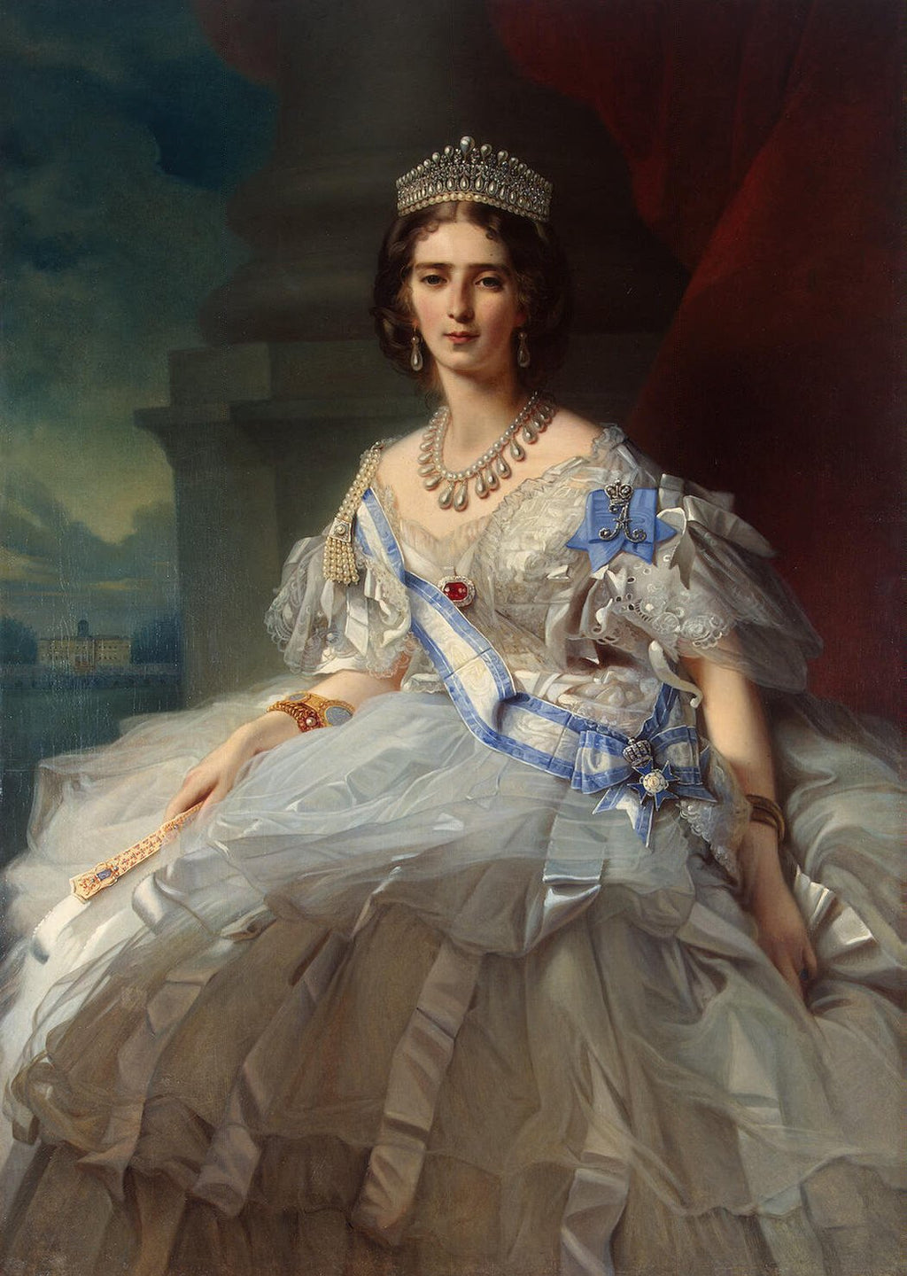 Portrait de la princesse Tatiana Alexanrovna pova