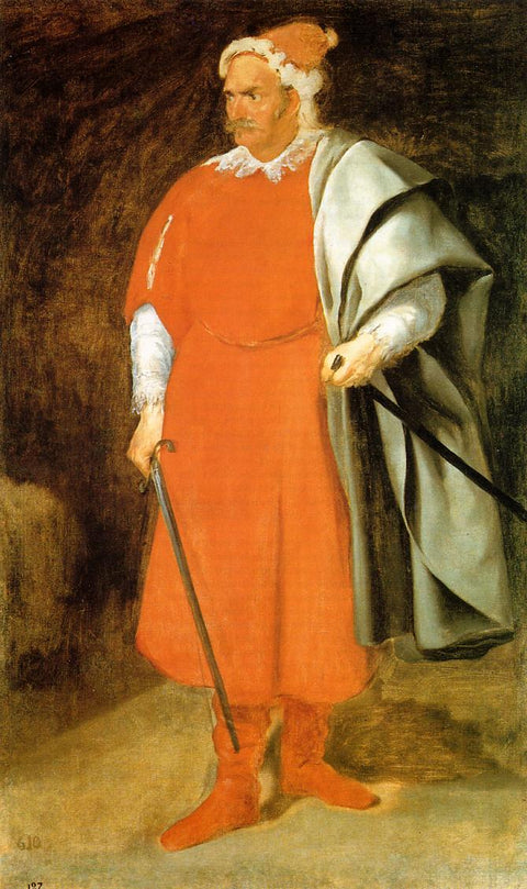 Portrait du Buffon 'Barbe Rouge', Cristobal de Castaneda