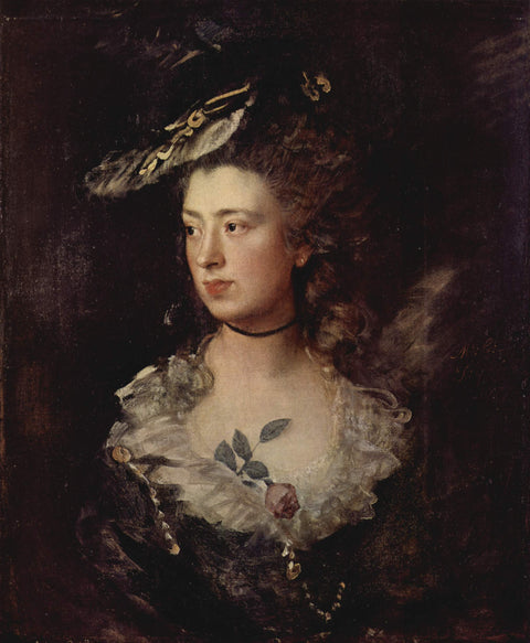 Portrait de mary Gainsborough