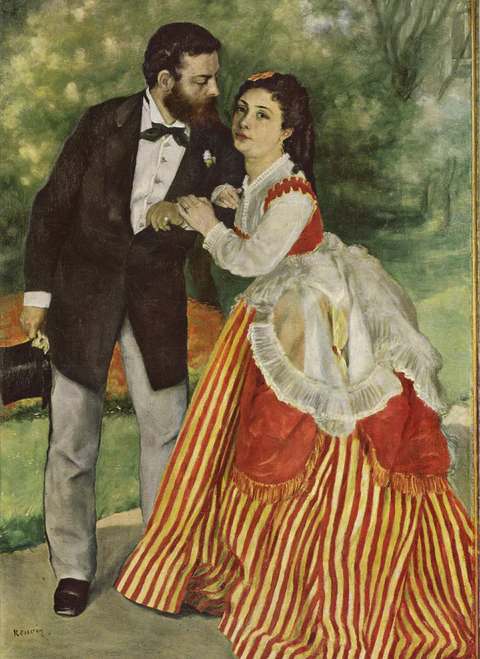 Portrait du couple Sisley