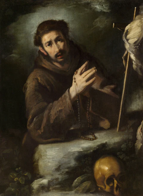 Saint François dans la prière