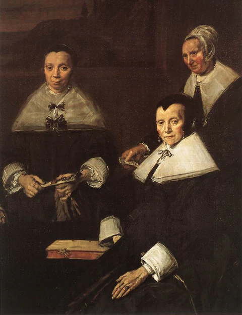 The Regentesses of the Old Men's Almhouse, Haarlem (détail)