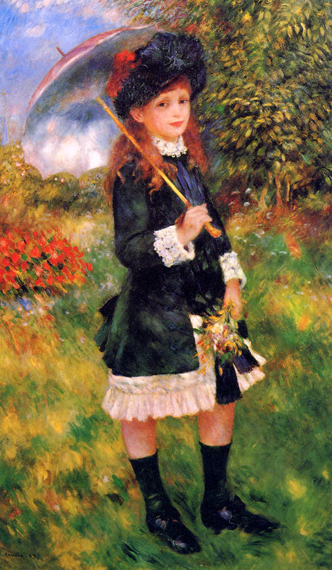 Jeune fille avec un parasol (Aline Nunès)