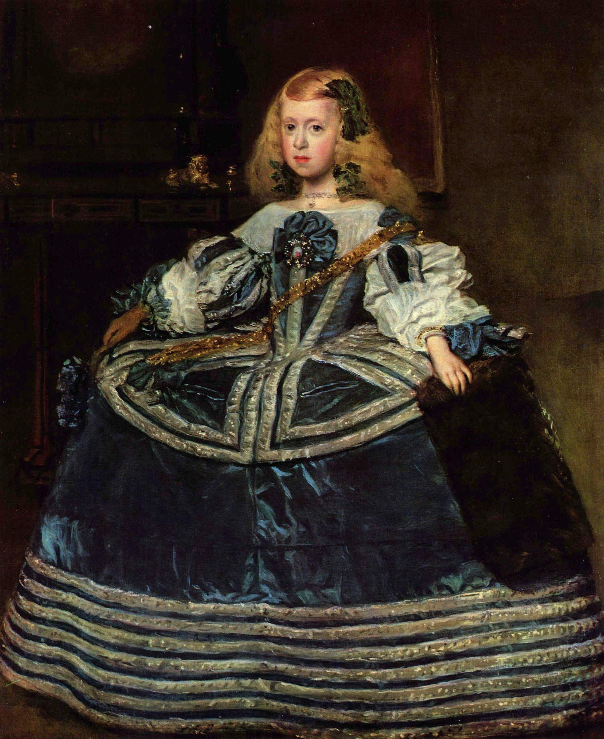 Hand-painted children's portrait in the style of Velázquez — Nobilified Children's Portraits collection