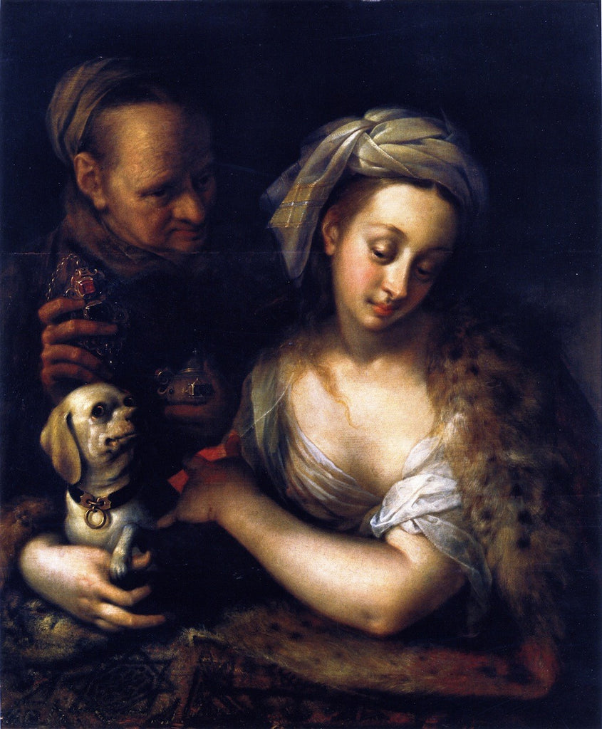 A Courtesan with Her Procuress