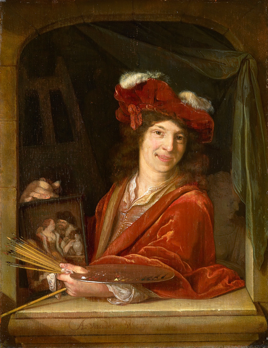 A young painter
